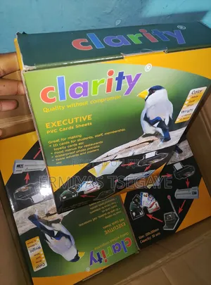 Clarity PVC Card Sheet