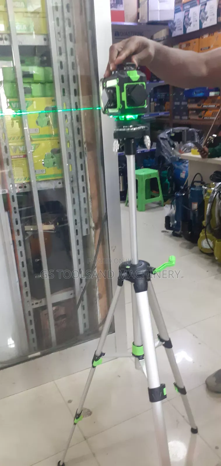 Vido 360°ጨረር ዉሃ ልክ /Laser Leveling