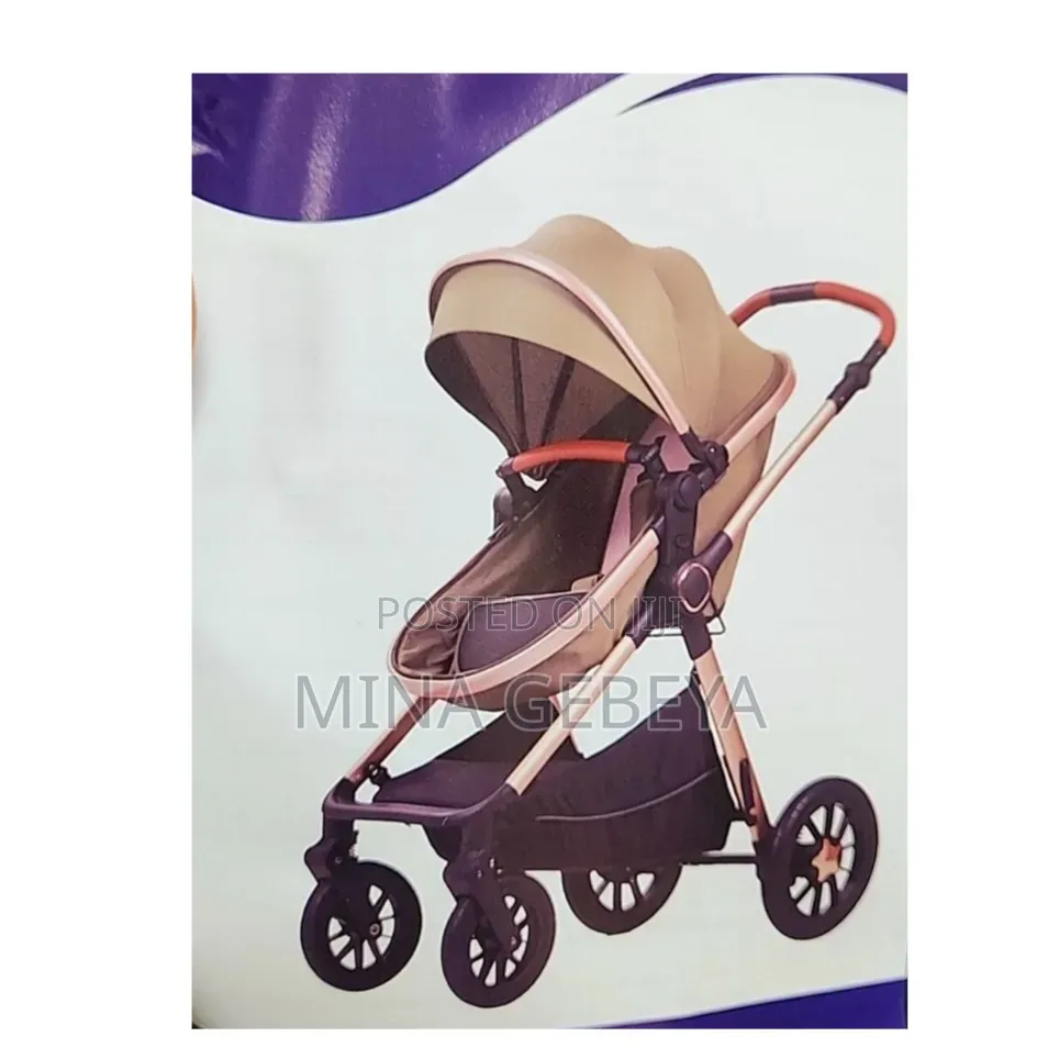 2-in-1 Baby Stroller & Carry ሁለገብ የልጆች የከተማ ጋሪ