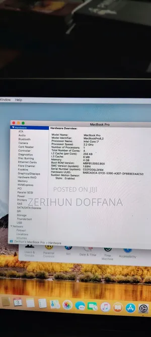 Laptop Apple MacBook Pro 2011 4GB Intel Core i7 HDD 750GB