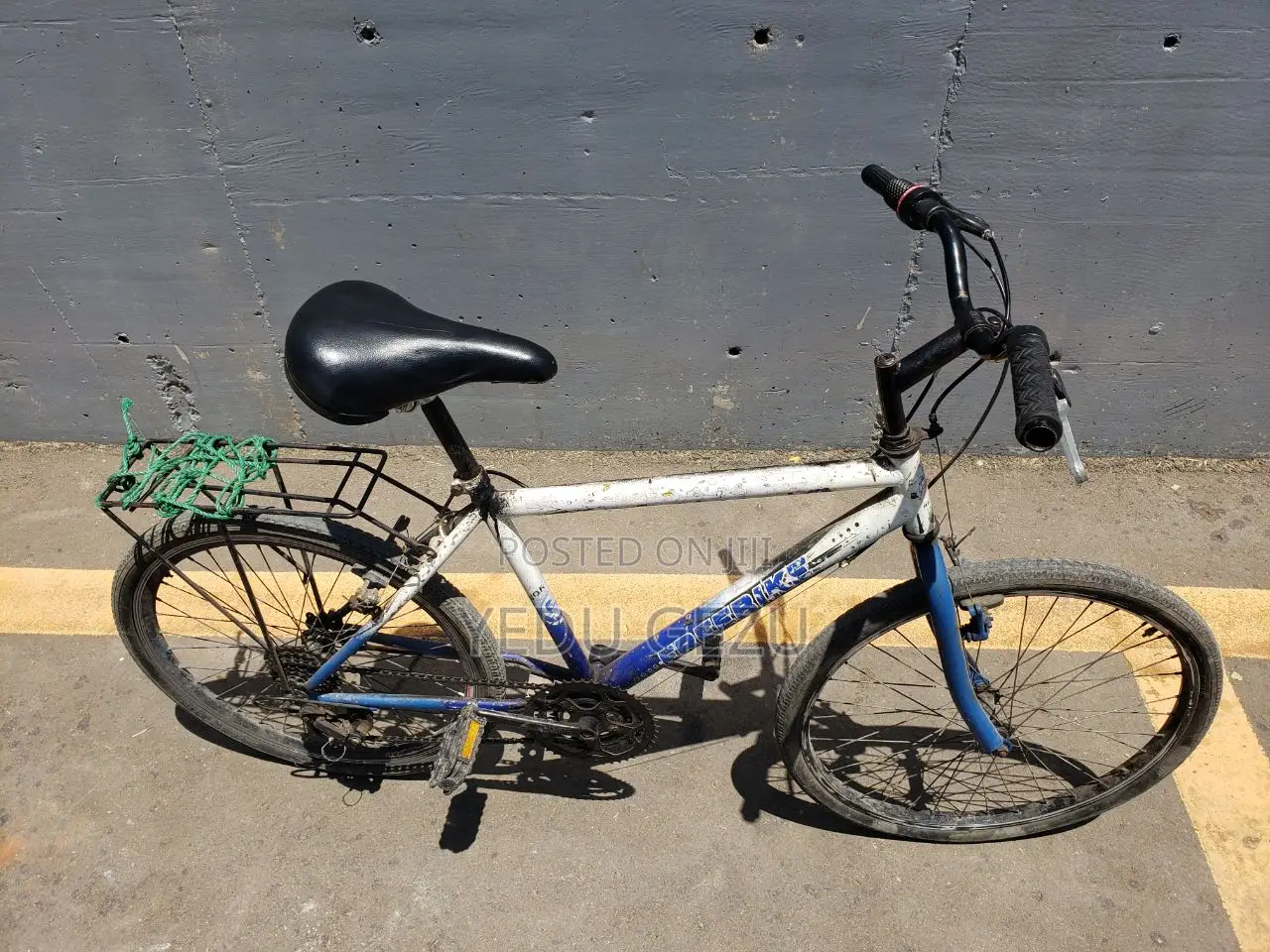 FREEBIKE City Bicycle With Rear Cargo Carrier