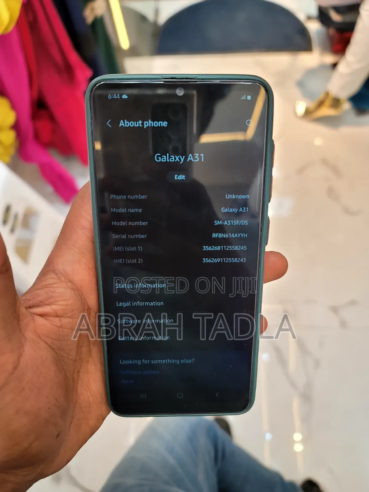 Samsung Galaxy A31 128 GB Blue