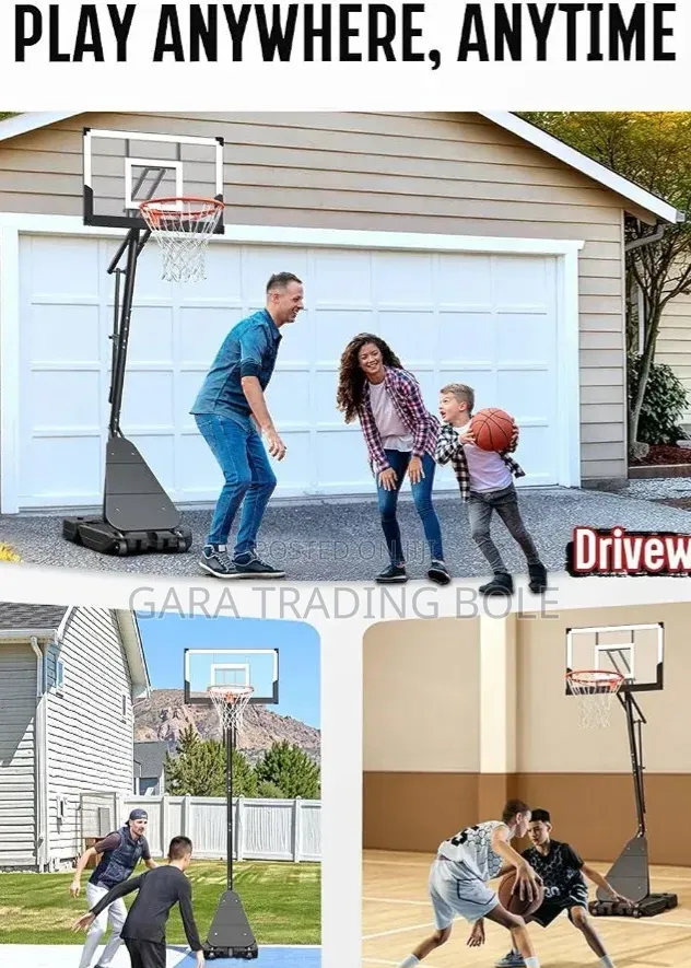 Adjustable Basketball Stand – Train at Home & Out