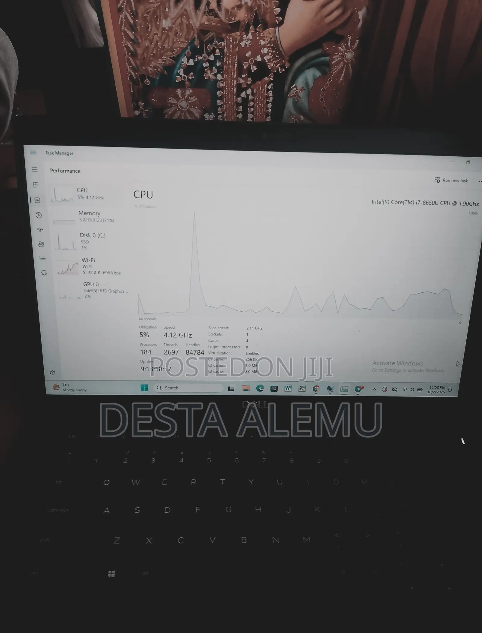 New Laptop Dell Latitude 5400 16GB Intel Core i7 SSD 512GB