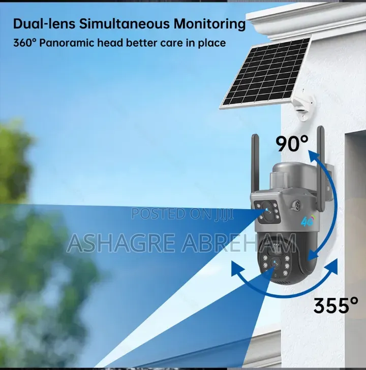 4G Smart Solar Security Camera