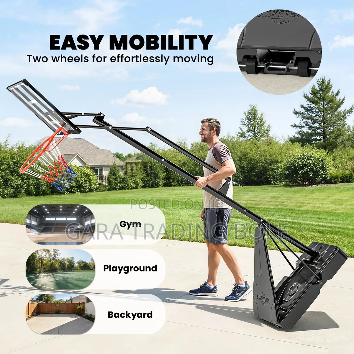 Premium Basketball Stand – Practice Anytime & Any Where