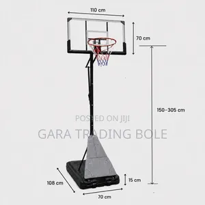 Portable Basketball Goal Perfect for Basketball Training & Home Use