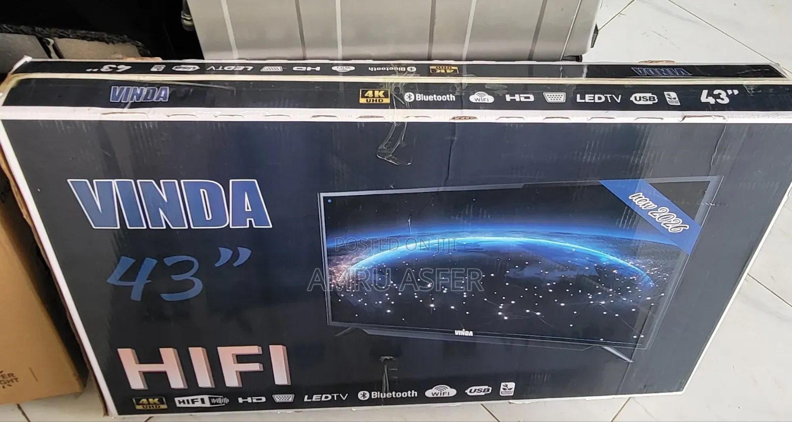 VINDA TV Smart Android Double Glass 2026