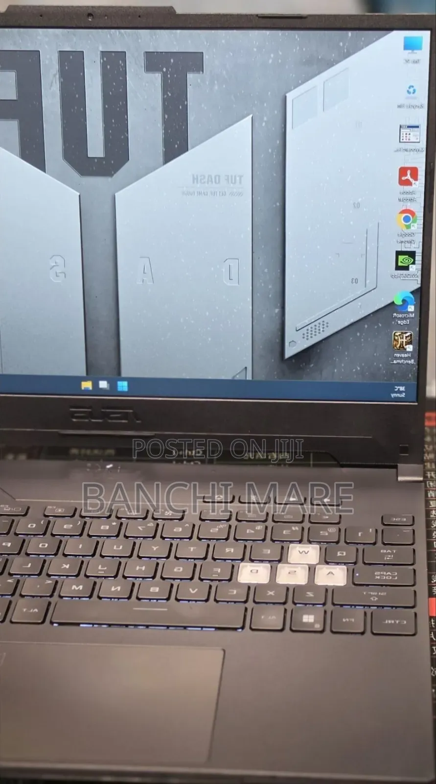 New Laptop Asus TUF Dash F15 16GB Intel Core i7 SSD 512GB