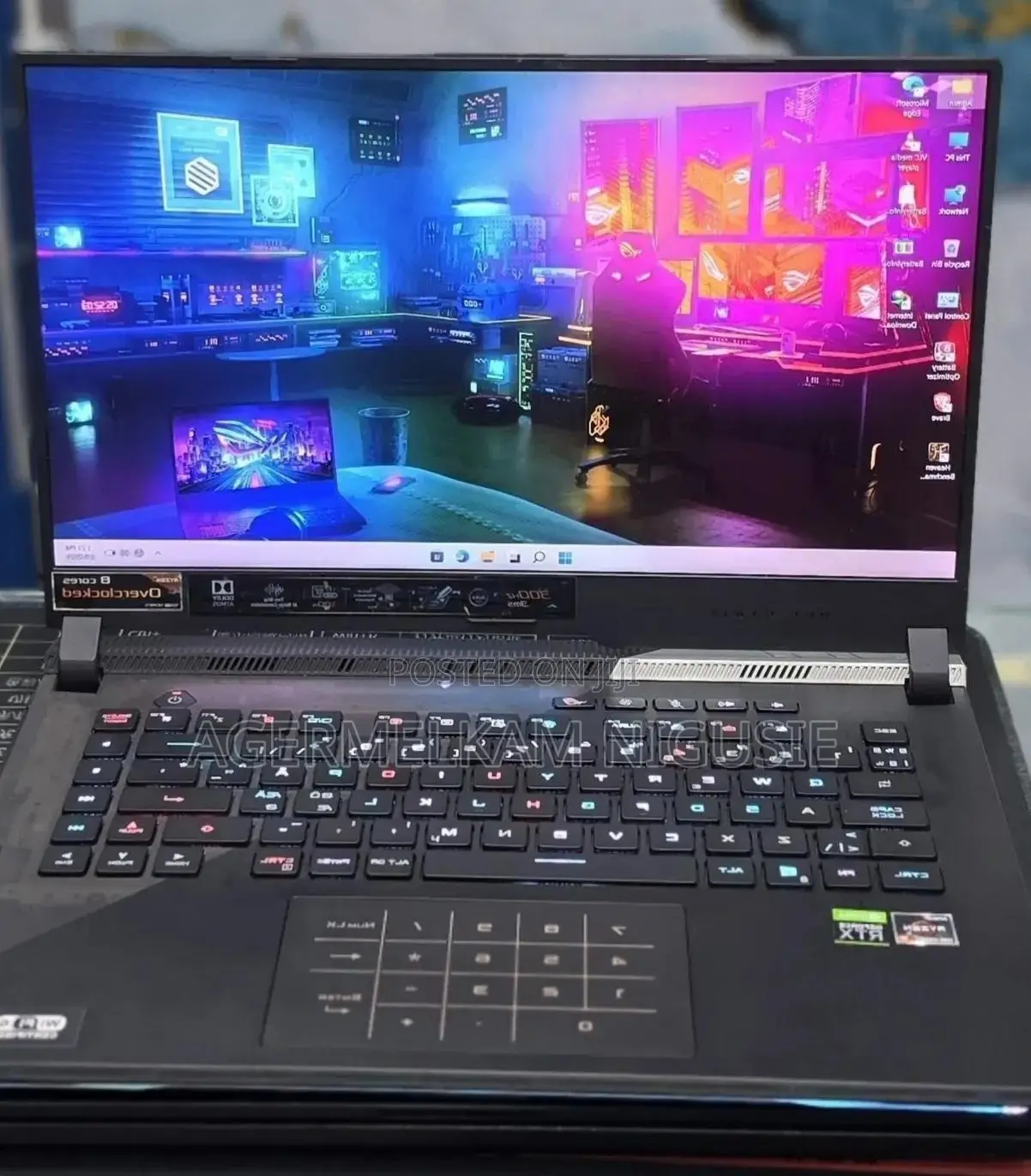 New Laptop Asus ROG Strix G15 16GB Intel Core Ultra 7 SSD 1T