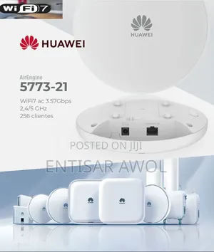 Huawei AirEngine5773-21
Indoor WiFi7 Access Point Smart Dual Band