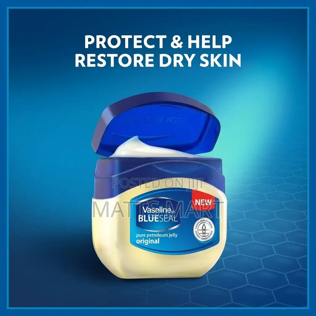 Vaseline BlueSeal Pure Petroleum Jelly Original (450 Ml)