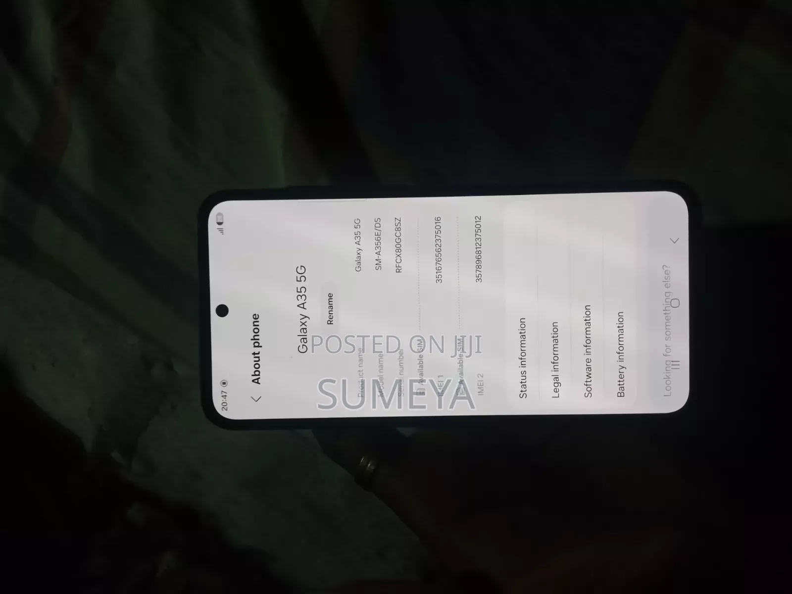 New Samsung Galaxy A35 256 GB Blue