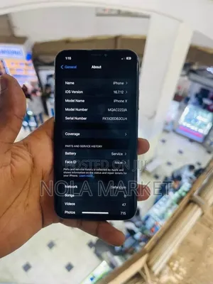 Apple iPhone X 64 GB Black