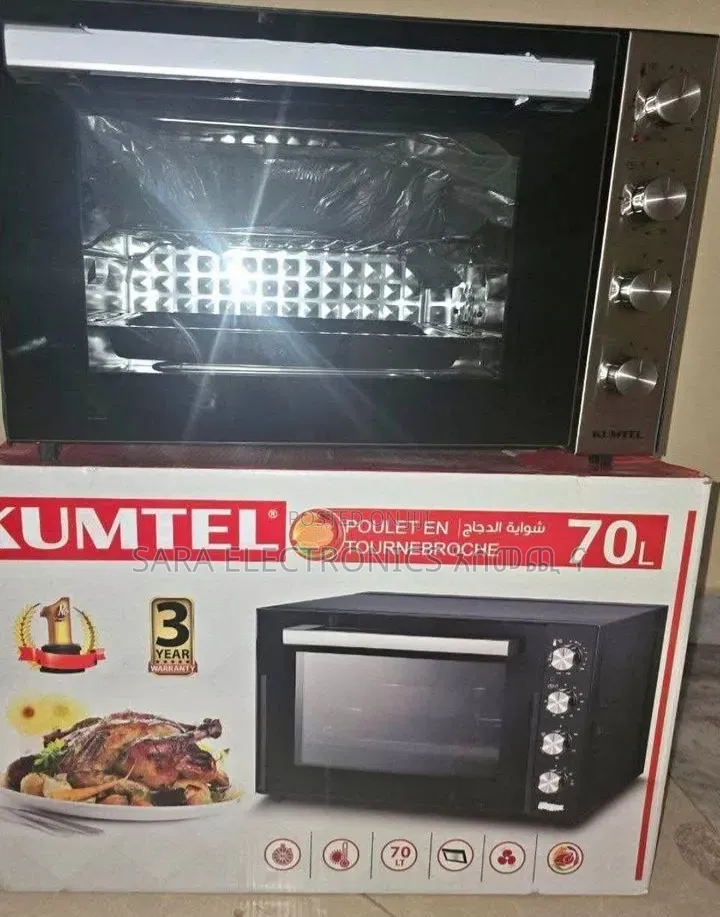 Kumtel Mini Oven 70liters ◈3 Year Warranty ◈free Delivery