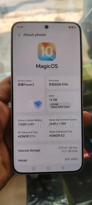 New Honor 600 Pro 512 GB White