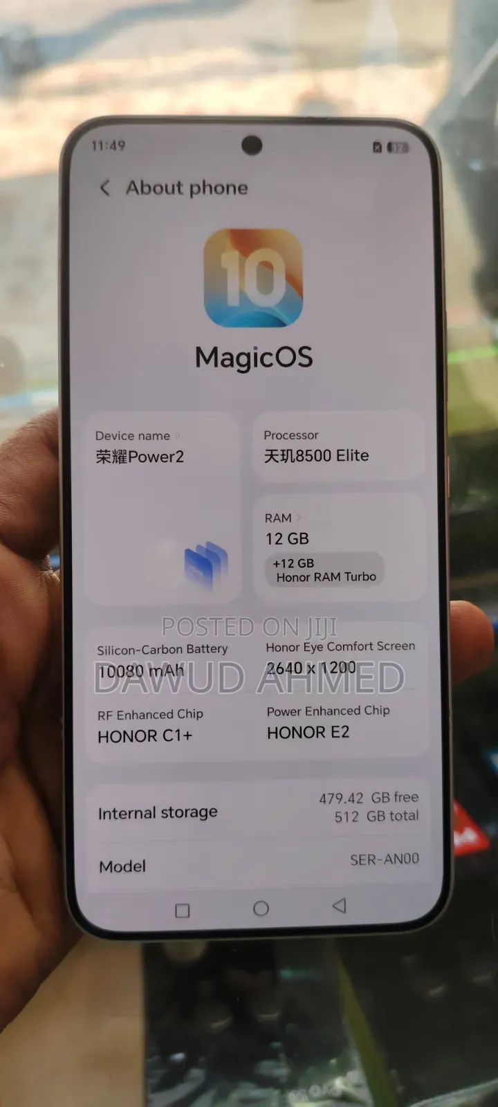 New Honor 600 Pro 512 GB White