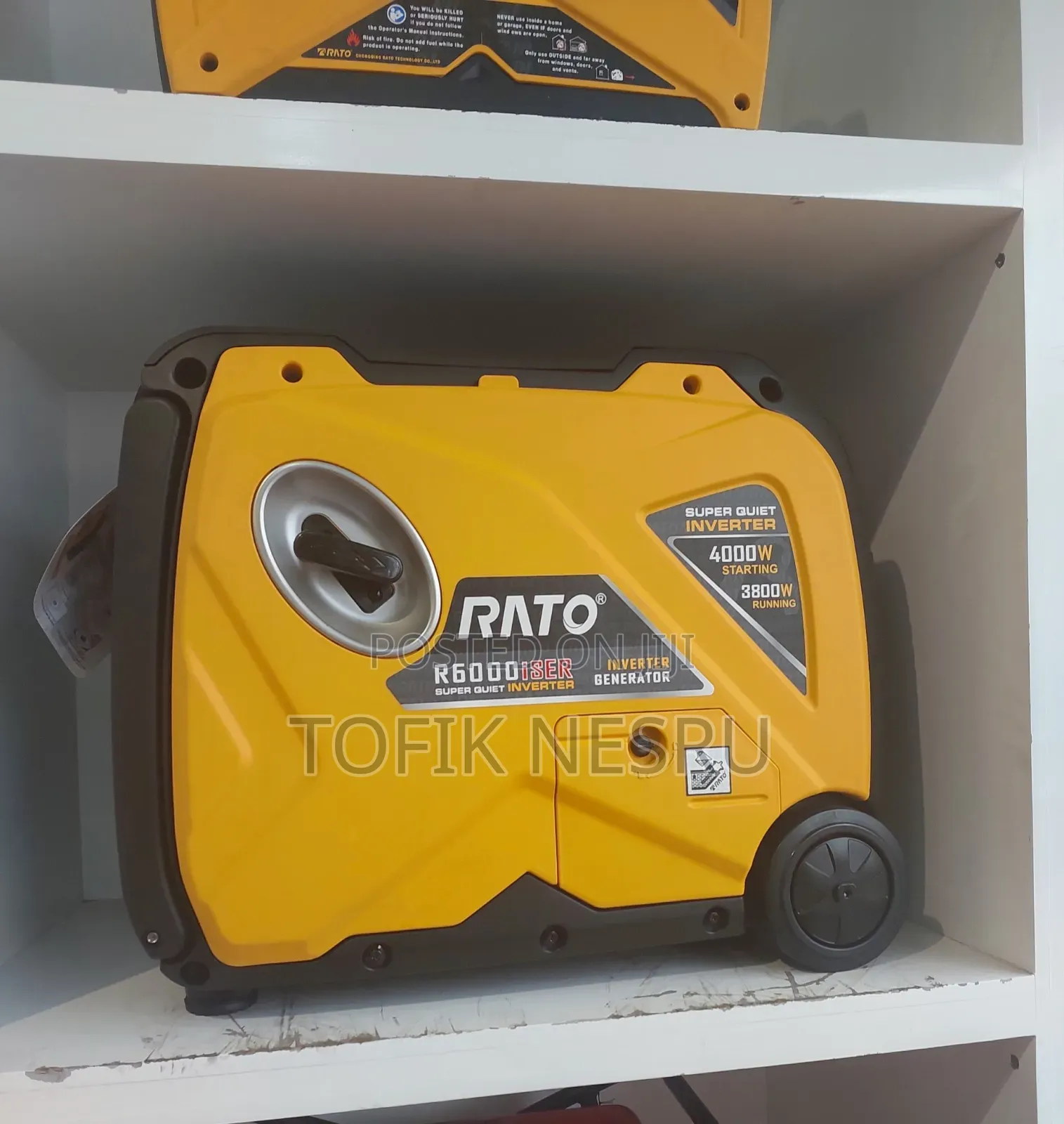 Supper Silent Rato Gassolin Generator Model R6000