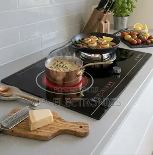 Roshan Ceramic Electric Stove – Glass Cooktop 2-Burner Ceramic & Gas
