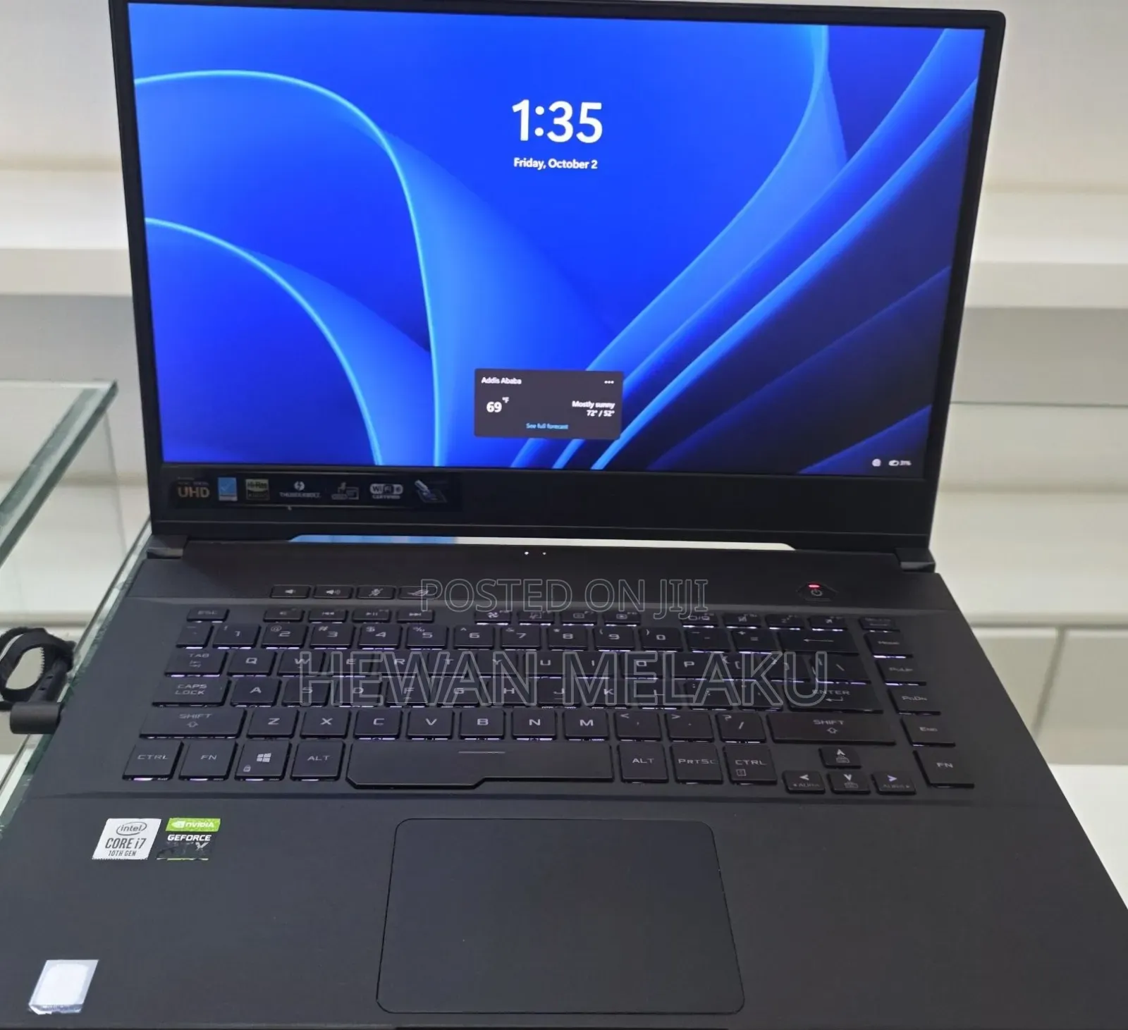 New Laptop Asus ROG Zephyrus M15 GU502LU 16GB Intel Core i7 SSD 512GB