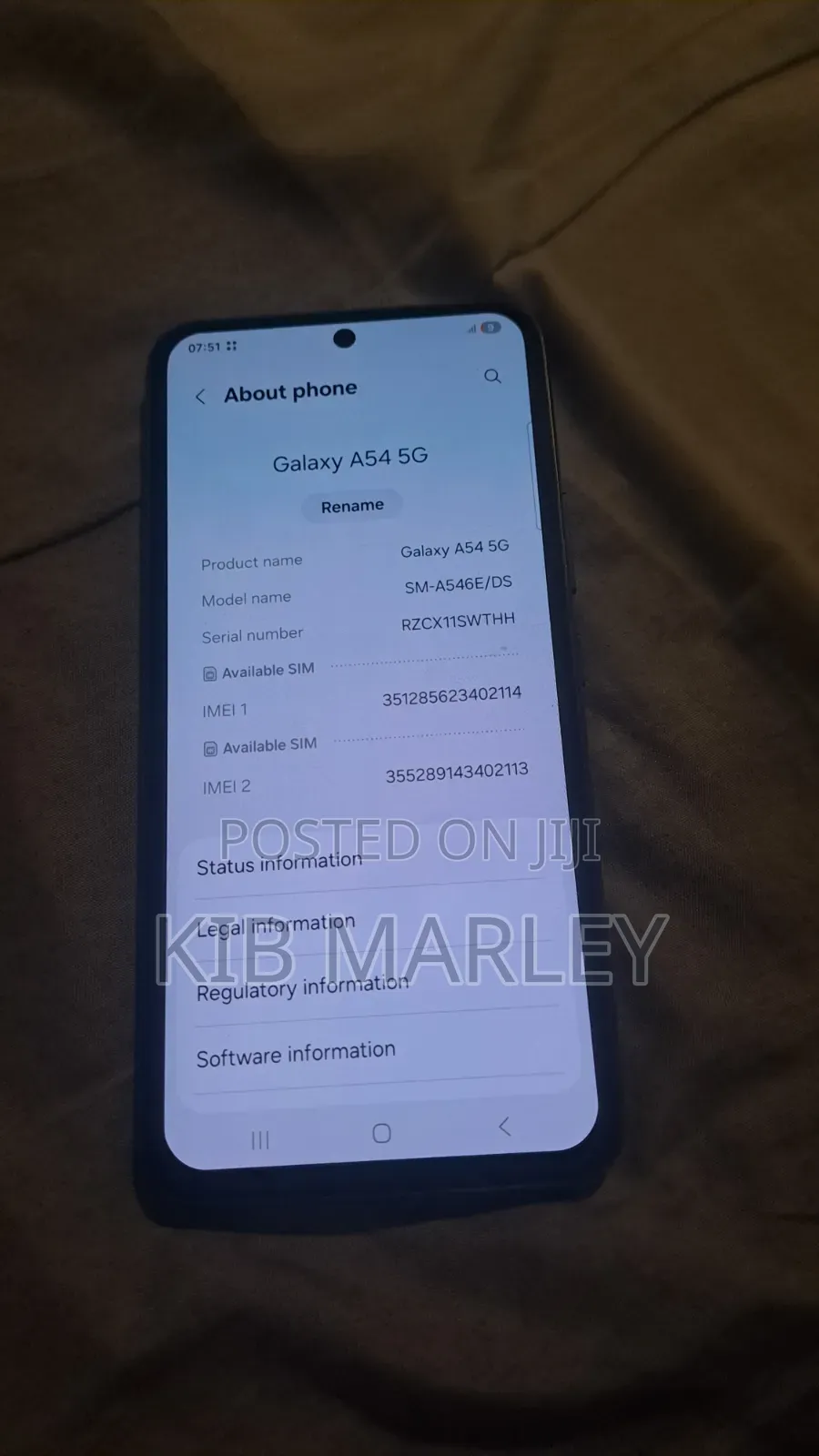 Samsung Galaxy A54 5G 128 GB Black