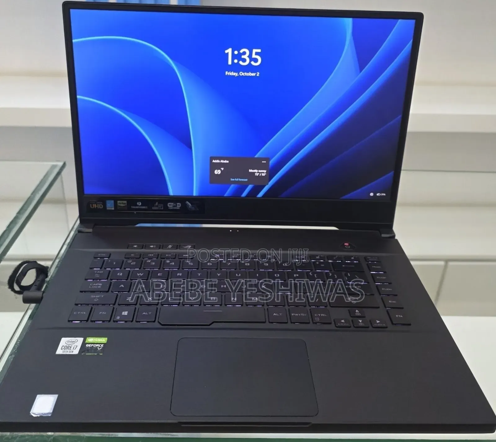 New Laptop Asus ROG Zephyrus G15 16GB Intel Core i7 SSD 512GB
