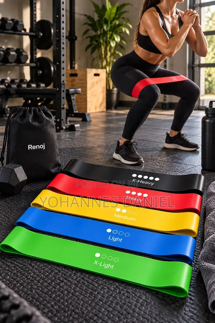 Resistance Band Set of 5 – 5 Levels of Exercise Resistance