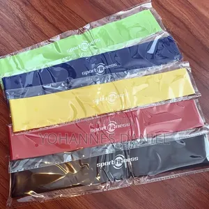 Stretch Resistance Band Set for Yoga, Pilates and Gym
