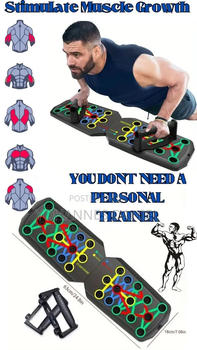 Professional Push Up Board for Strength and Muscle Training