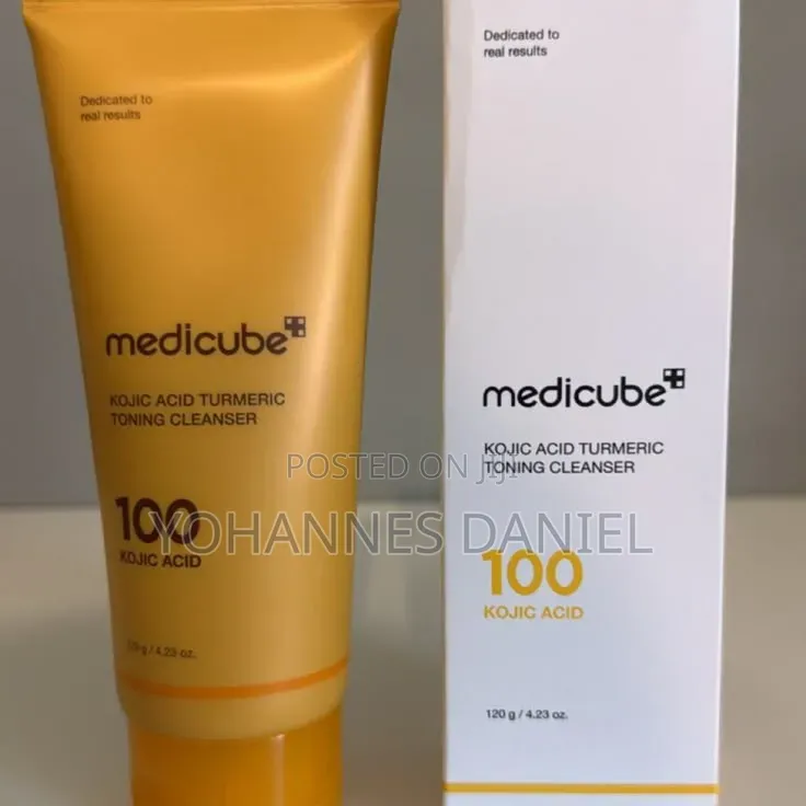 Medicube Kojic Acid Turmeric Toning Cleanser 120g