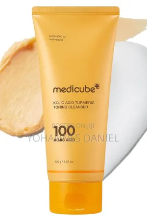 Medicube Turmeric Kojic Acid Facial Cleanser for Skin Brightening