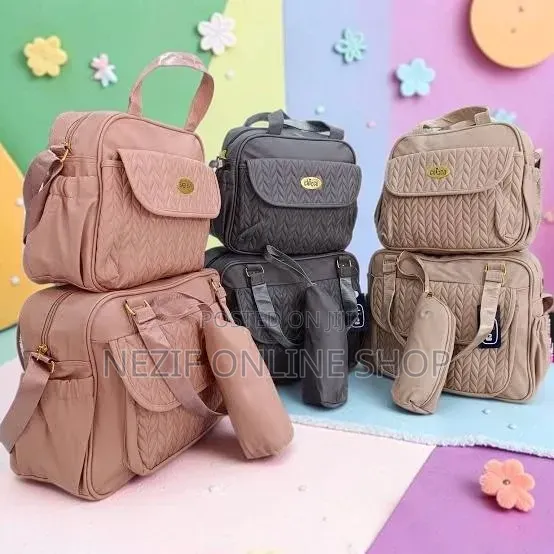 Chicco 4-in-1 Mommy Bag ቺኮ ብራንድ የእናቶች ቦርሳ