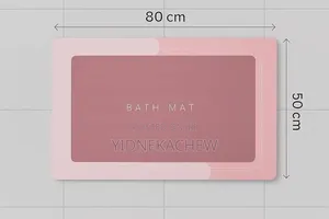 Modern Diatom Mud Bathroom Mat