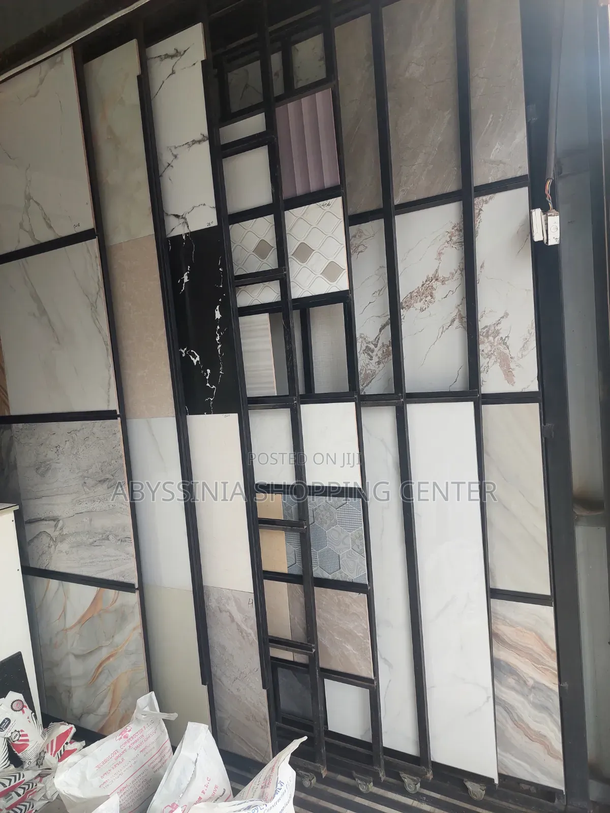 Tile(Ceramic) Showroom Display Rack. የCeramic መደርደሪያ