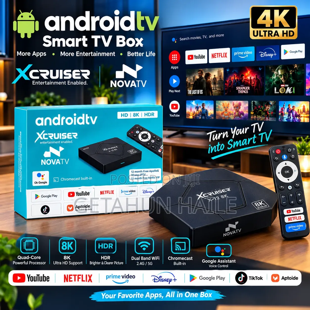 Xcruiser V12 Android Box 2026 Version