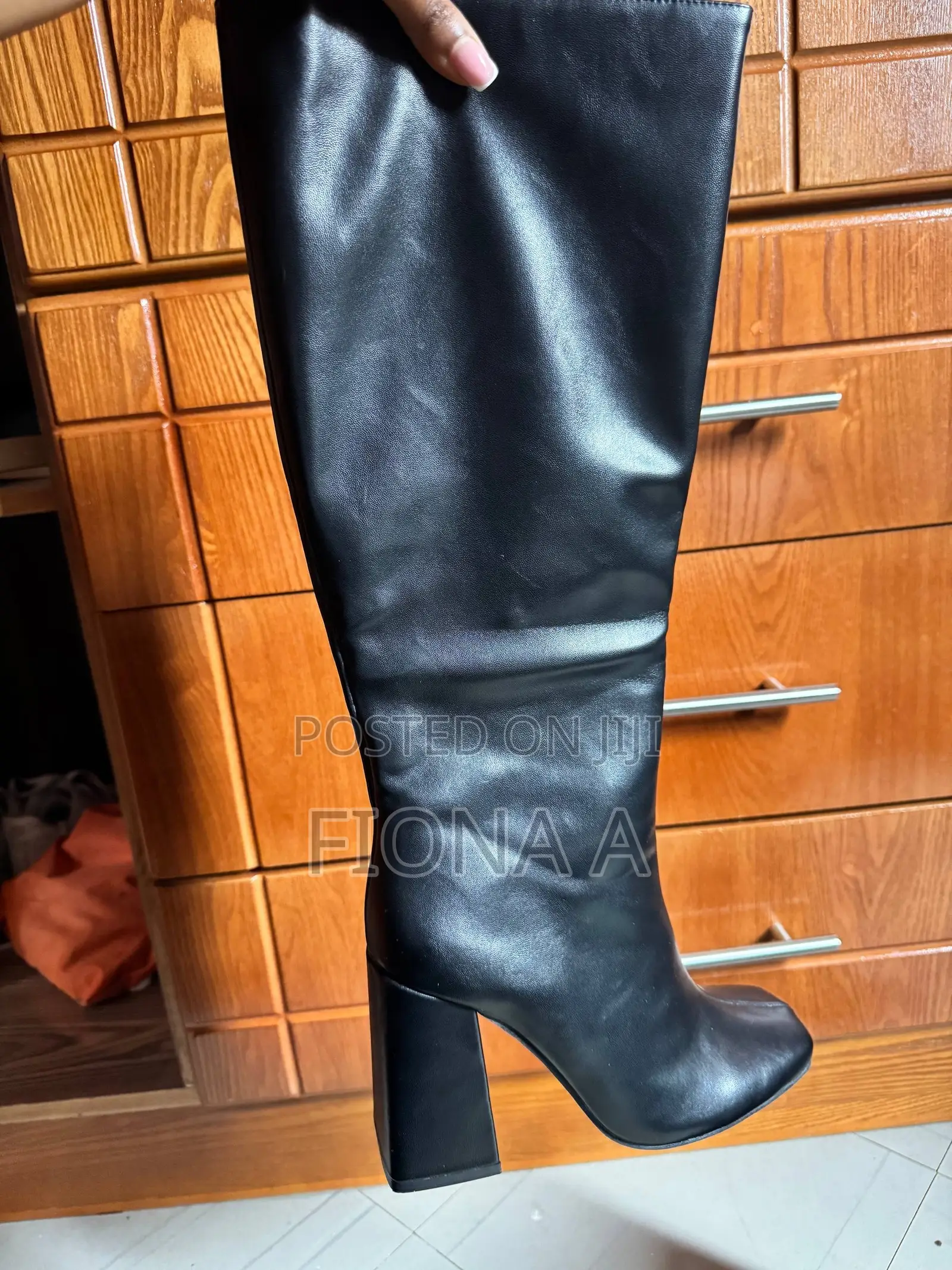 Brand New Black Knee-High Boots