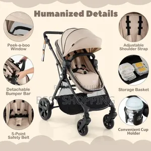 Baby Stroller & Carry 2 in 1 ሁለገብ የልጆች የከተማ ጋሪ