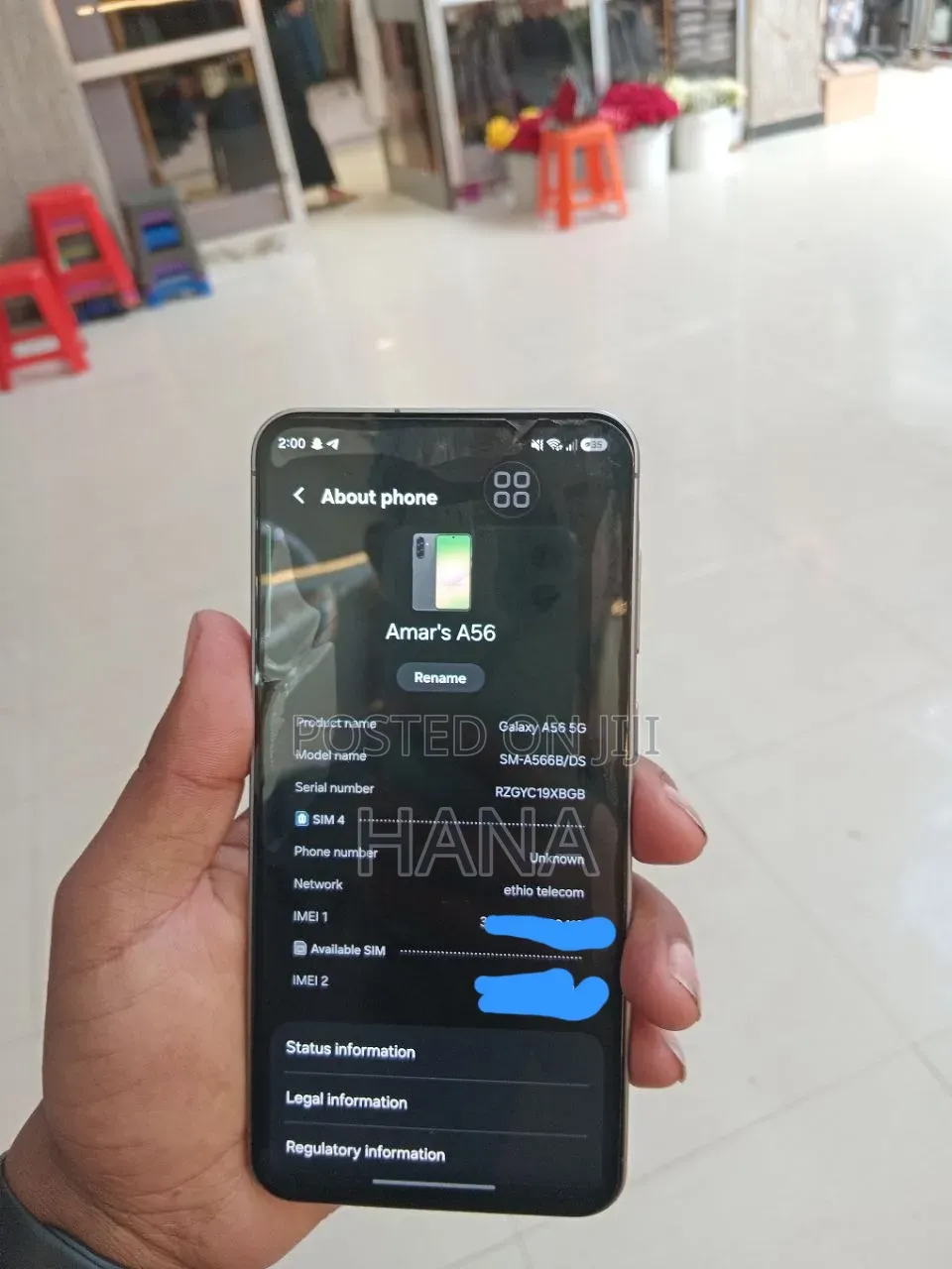 Samsung Galaxy A56 256 GB Silver