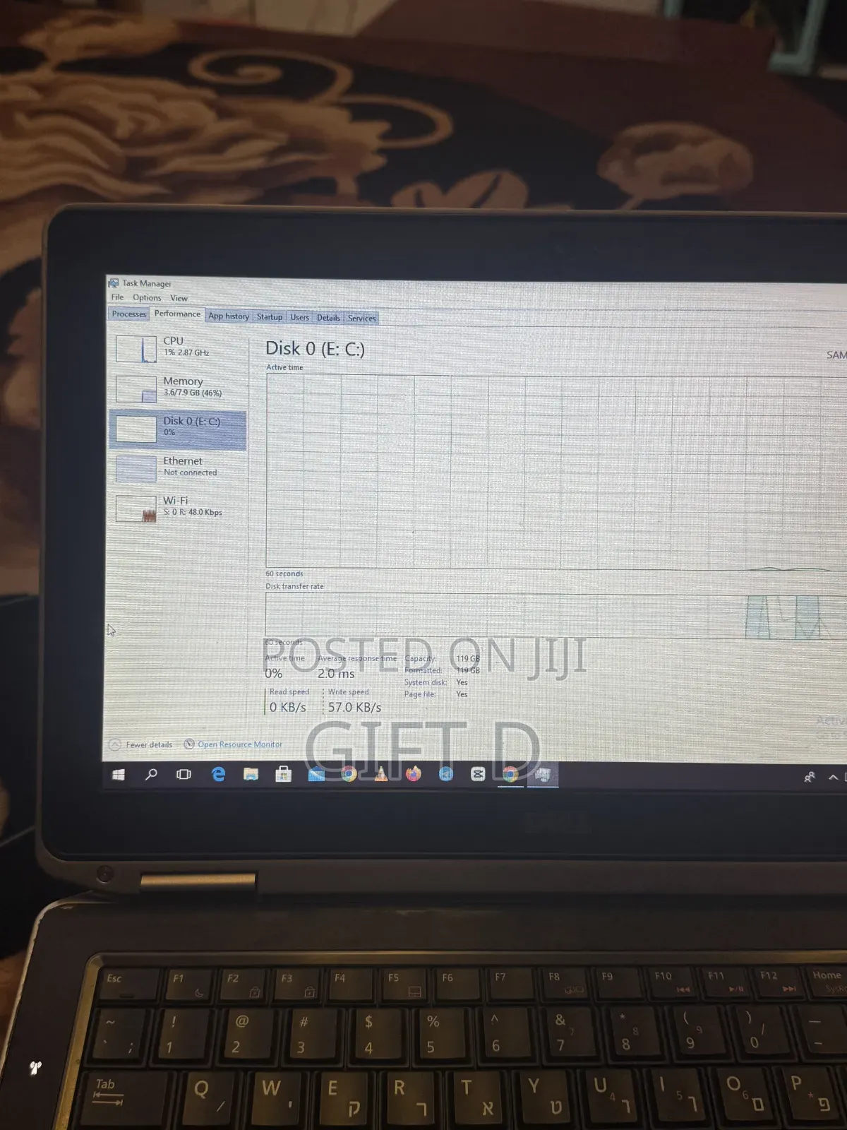 Laptop Dell G16 7630 8GB Intel Core i7 SSD 128GB