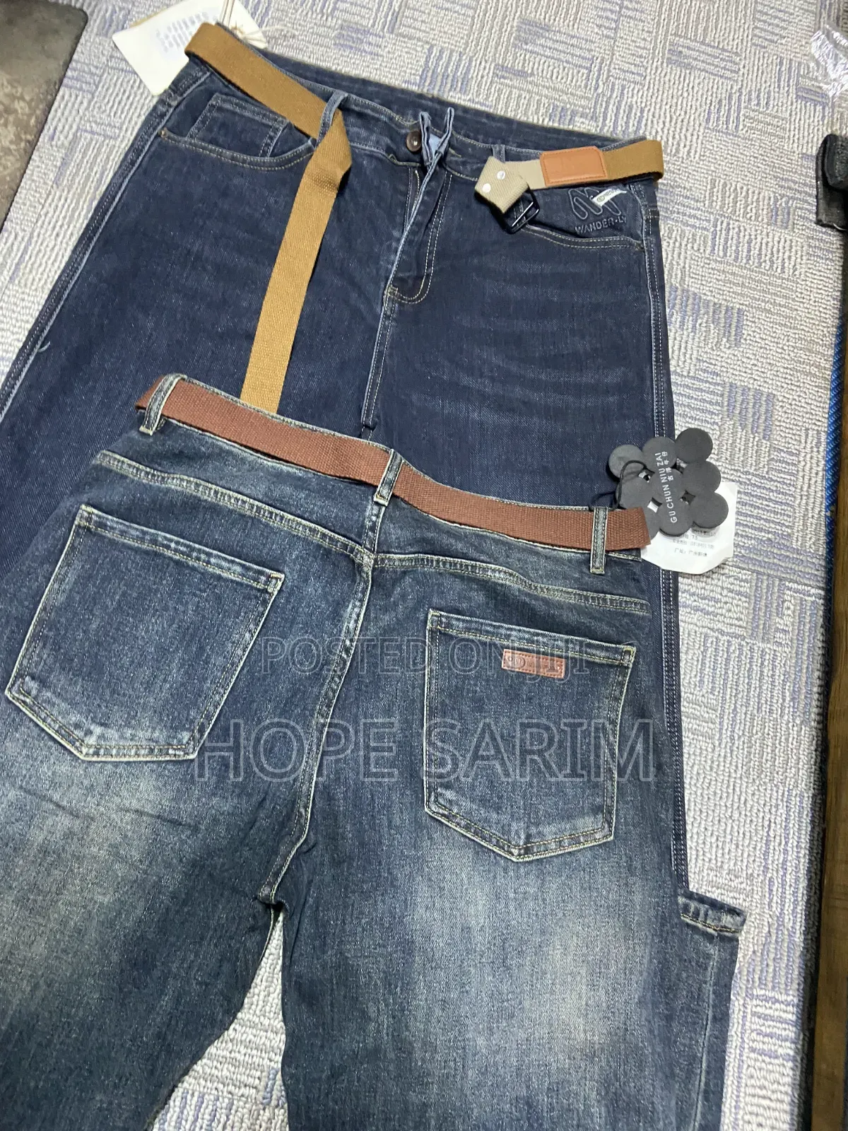New Premium Men’s Washed Denim Jeans