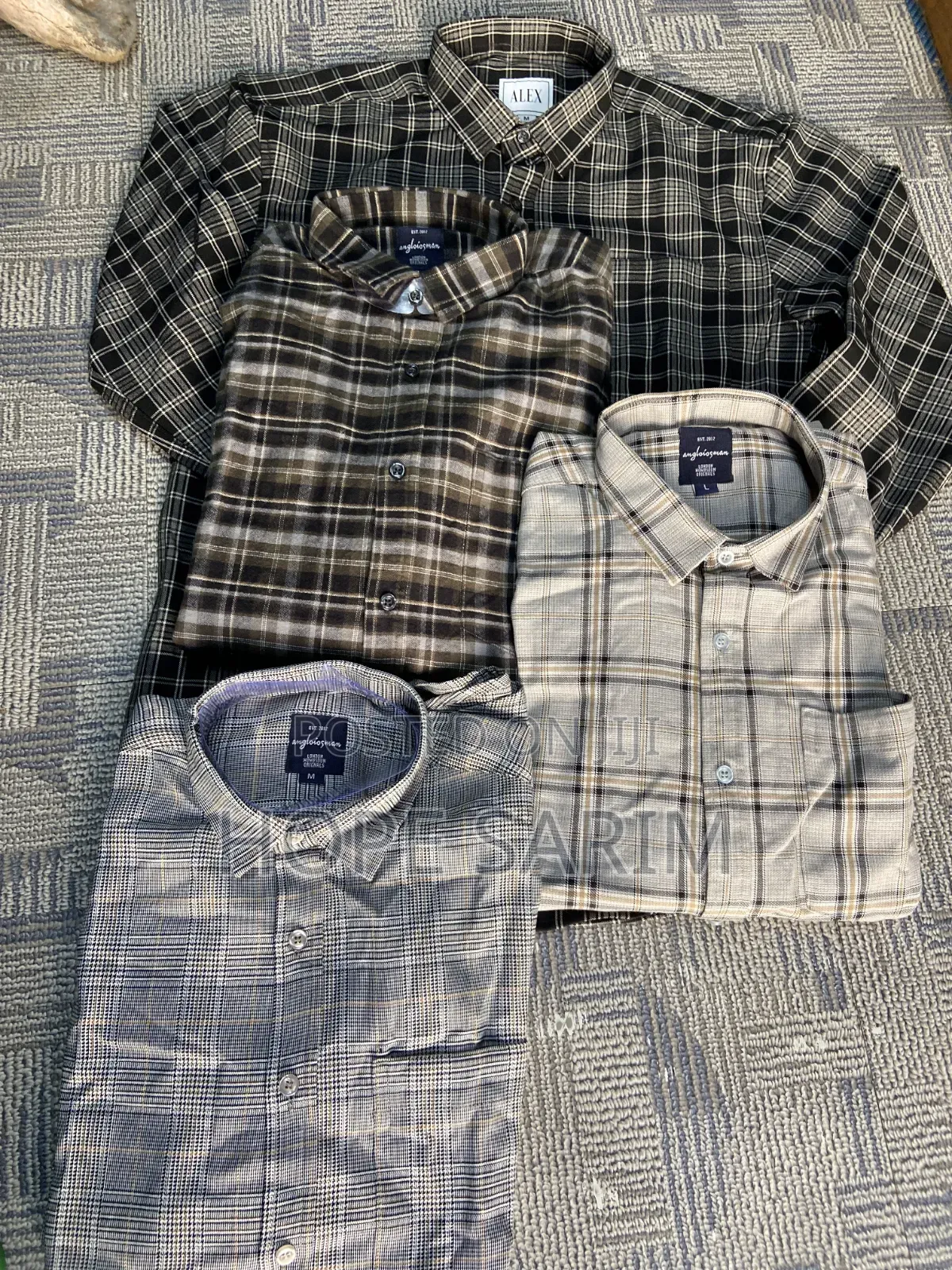 Angloiosman & ALEX Men’s Plaid Flannel Shirts