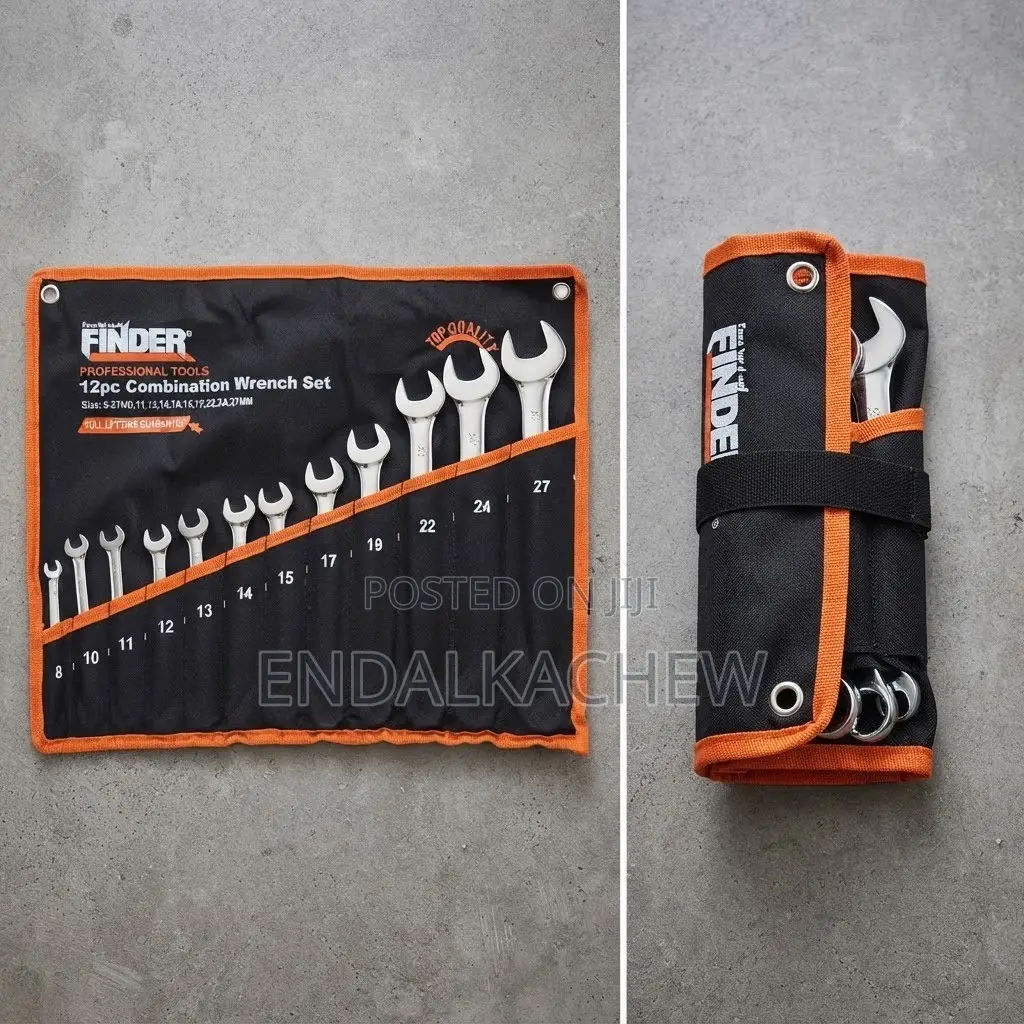 Finder 12 Piece Combination Wrench Set