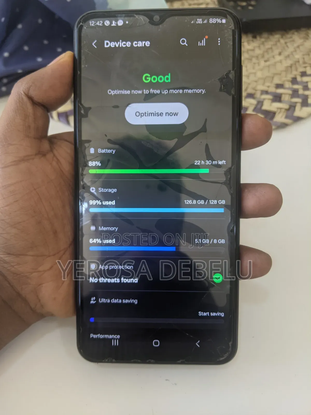 New Samsung Galaxy A22 5G 128 GB Black