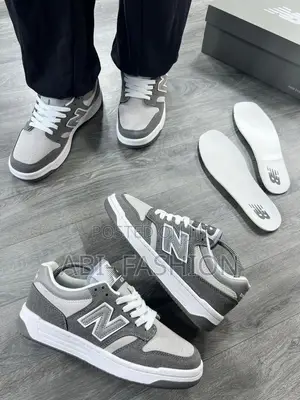 New Balance 480 Castlerock “Gray/White”