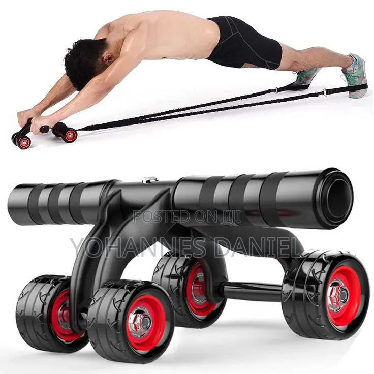 4 Wheel Ab Roller – Premium Abdominal & Core Workout
