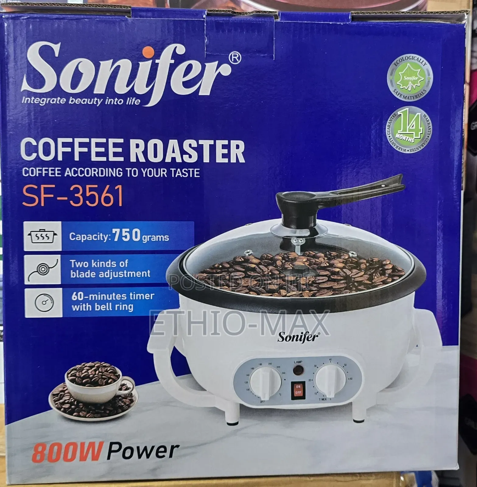 Sonifer Coffee Roaster 750gram