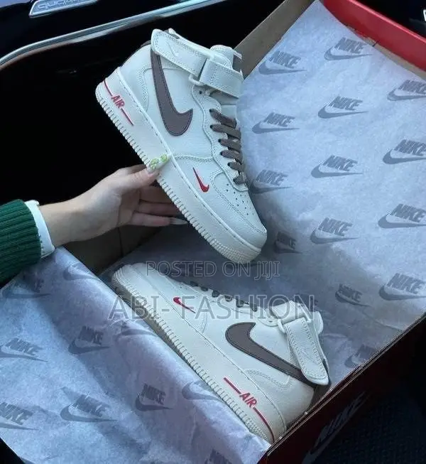 Nike Air Force 1 High “White, Gray /Brown”