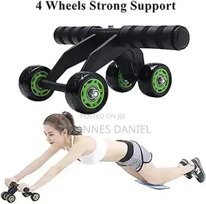 4 Wheel Ab Roller – Stable & Durable Abs Exercise Roller