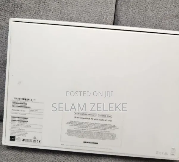 New Laptop Apple MacBook Air 2020 M1 8GB Apple M1 SSD 256GB