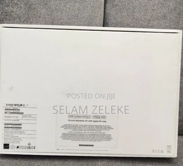 New Laptop Apple MacBook Air 2020 M1 8GB Apple M1 SSD 256GB